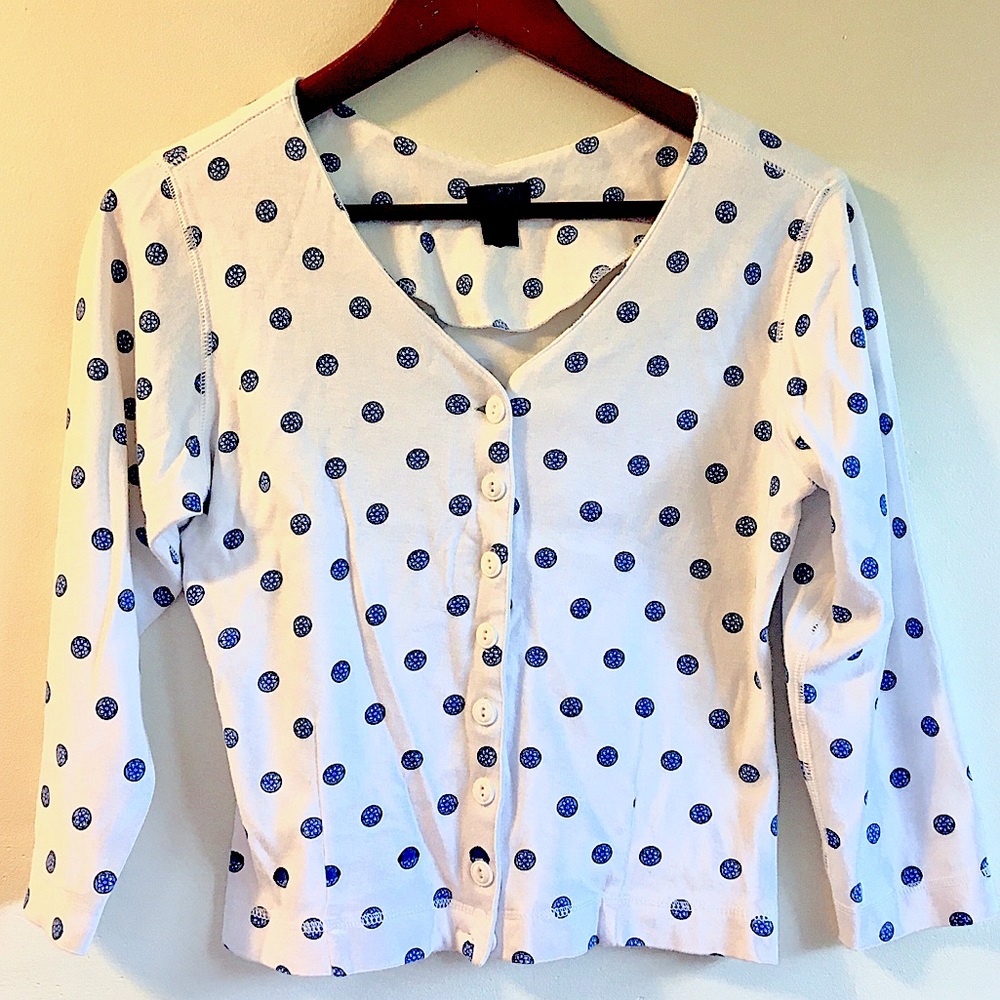 ESPRIT polkadot button front tee
